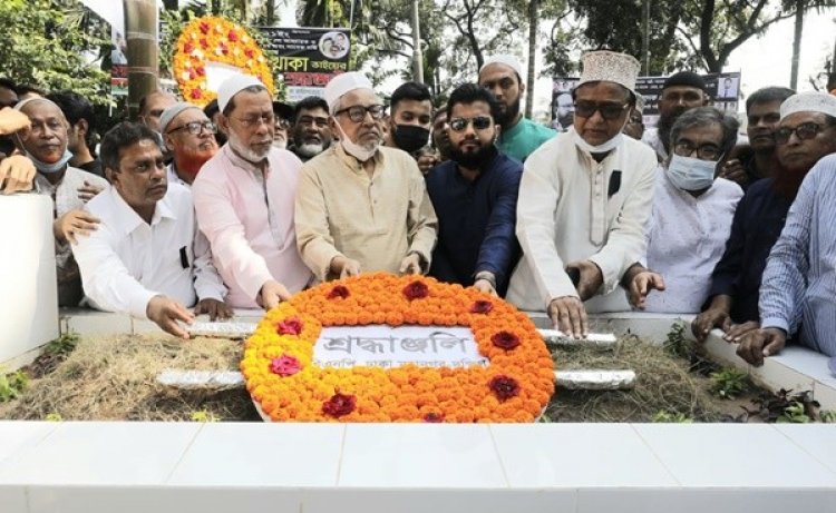 সাদেক হোসেন খোকার মৃত্যুবার্ষিকীতে বিএনপির শ্রদ্ধা