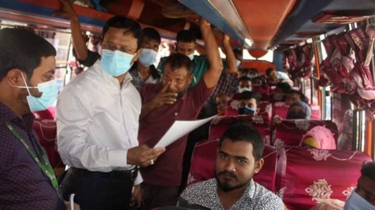 বাস ভাড়া বাড়ার দু’দিন পর তৎপর হলো বিআরটিএ