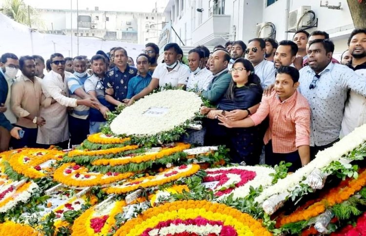 শহীদ ডাঃ শামসুল আলম খান মিলনের শাহাদাৎবার্ষিকীতে শ্রদ্ধা জানিয়েছ ছাত্রদল