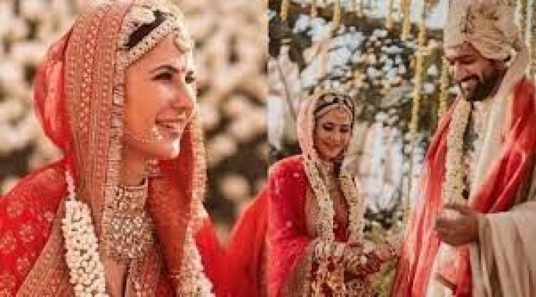 বিয়ের সন্ধ্যায় কত মূল্যের লেহেঙ্গায় সেজেছিলেন ক্যাটরিনা