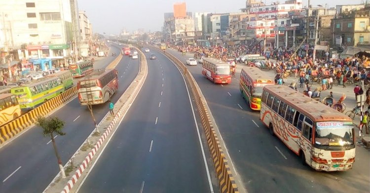 ২৬শে মার্চ নয়ারহাট-আমিনবাজার সড়ক বন্ধ ৩ ঘণ্টা