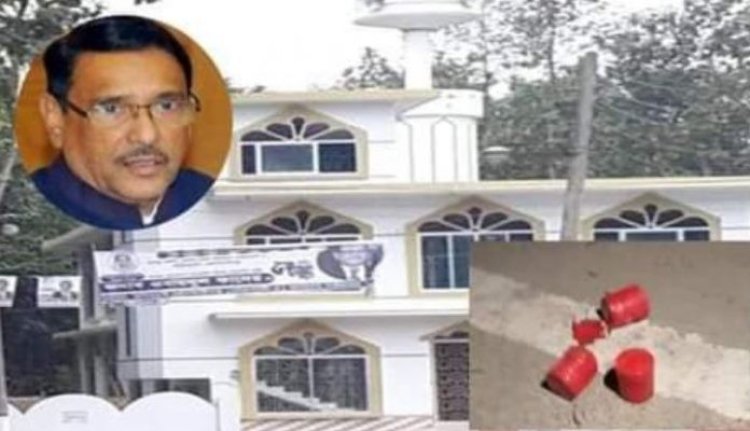 ওবায়দুল কাদেরের বাড়ির সামনে ককটেল বিস্ফোরণ