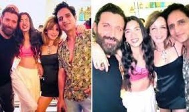  এক পার্টিতে প্রেমিকা নিয়ে হৃতিক, প্রেমিকসহ সাবেক স্ত্রী