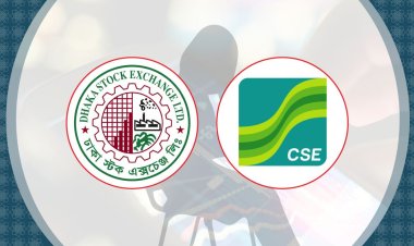 পুঁজিবাজারে বড় পতনে লেনদেন চলছে