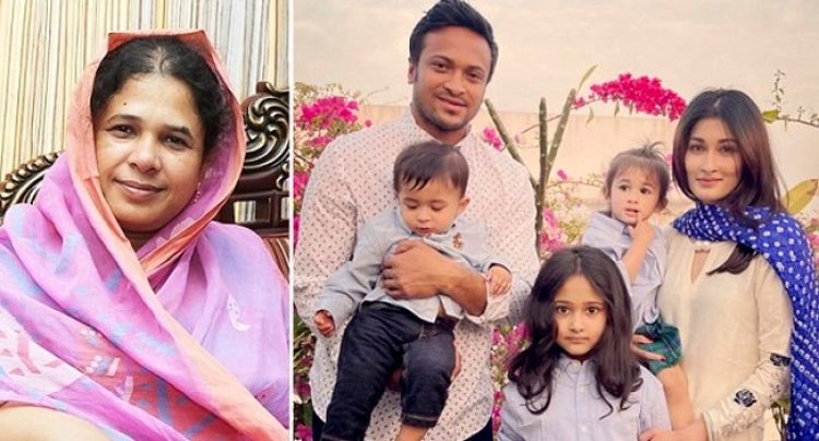 সাকিব আল হাসানের শাশুড়ি মারা গেছেন