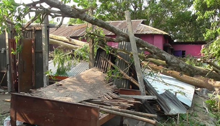  আসাম-মেঘালয়ে ঝড়ে হাজারো বাড়ি বিধ্বস্ত, মৃত ৬