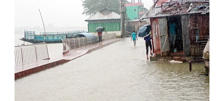 সুরমার পানি বিপৎসীমার ওপরে, সিলেটে বন্যার শঙ্কা