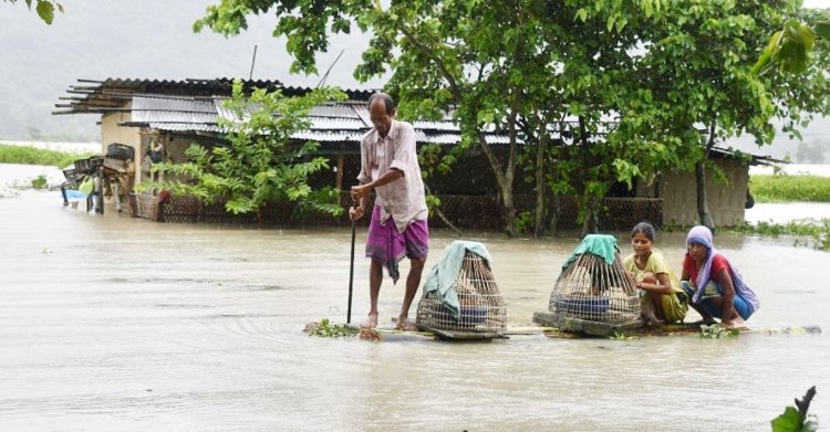  আসামে বন্যায় ৩ জনের প্রাণহানি