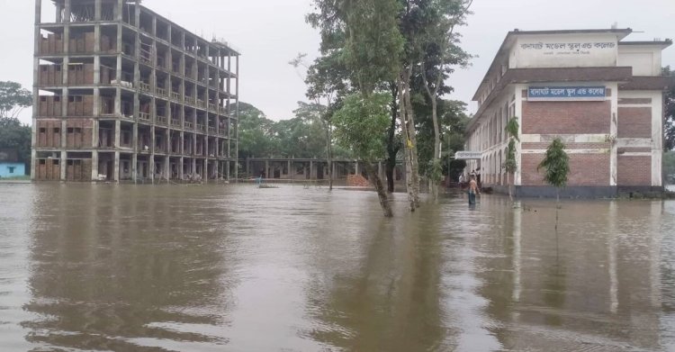 সিলেটে বন্যা পরিস্থিতির অবনতি, এসএসসি পরীক্ষা স্থগিতের দাবি