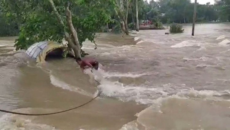 হবিগঞ্জে বন্যা পরিস্থিতির অবনতি