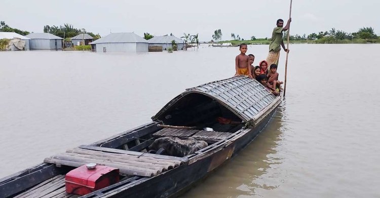 কুড়িগ্রামে বন্যার পানি কমলেও বেড়েছে পানিবাহিত রোগ