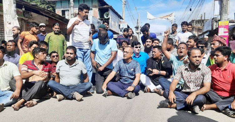 খণ্ড খণ্ড মিছিলে ভোলায় বিএনপির হরতাল পালিত