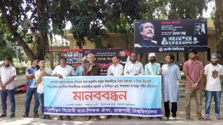 ছাত্রলীগ নিয়ে যে গুরুতর অভিযোগ করলেন রাবি অধ্যাপক