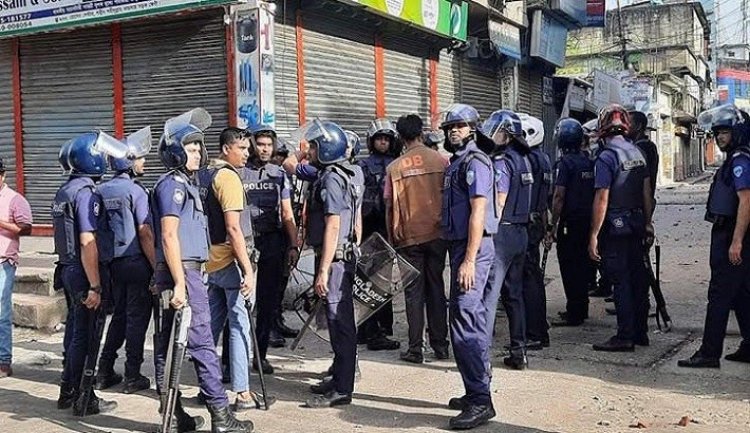 পুলিশের সঙ্গে ছাত্রলীগ-যুবলীগের সংঘর্ষ