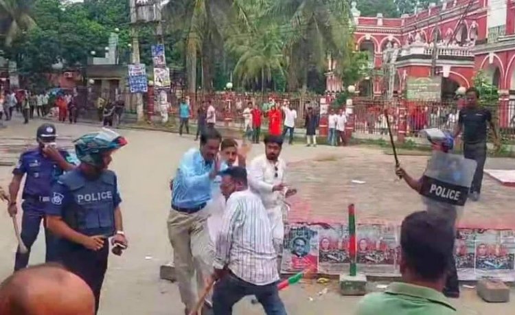 ফরিদপুরে বিএনপির সমাবেশে হামলায় যাঁরা আহত, তাঁদের আসামি করে মামলা