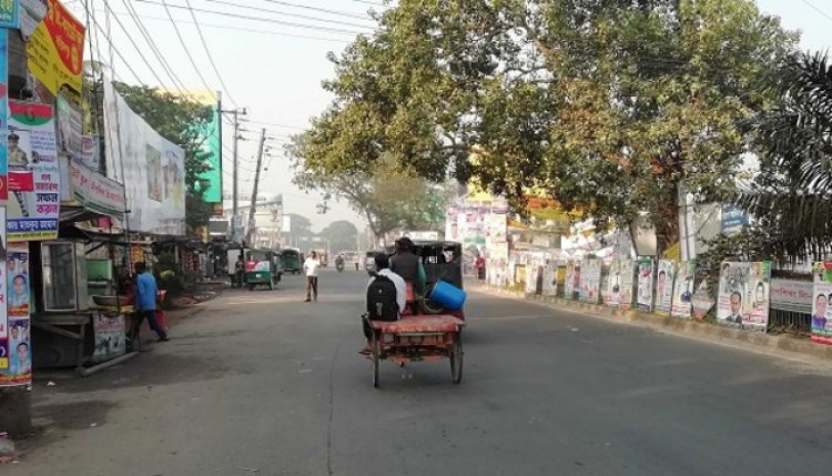 পরিবহন ধর্মঘটে অচল ফরিদপুর