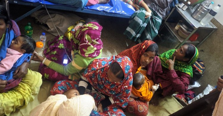 কুড়িগ্রামে হাসপাতালে বাড়ছে রোগী