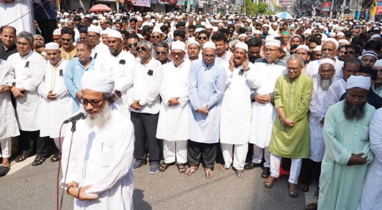 প্রবীণ রাজনীতিবিদ ও সাবেক মন্ত্রী কবীর হোসেনের জানাযা সম্পন্ন