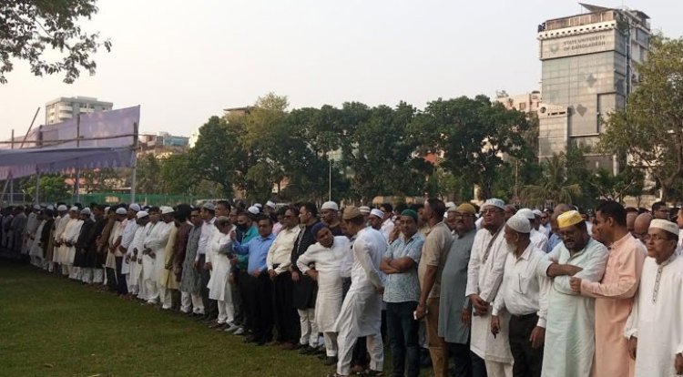 শিক্ষামন্ত্রী ডা. দীপু মনির মায়ের জানাজা সম্পন্ন