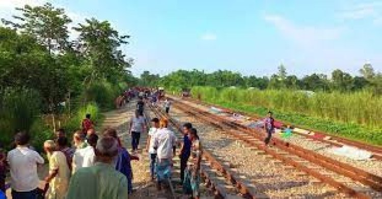 ছাগল চরাতে গিয়ে ট্রেনে কাটা পড়ে বৃদ্ধার মৃত্যু