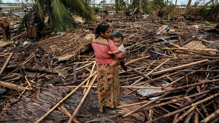 রাখাইনে বেশিরভাগ মানুষের প্রাণ গেছে জলোচ্ছ্বাসে