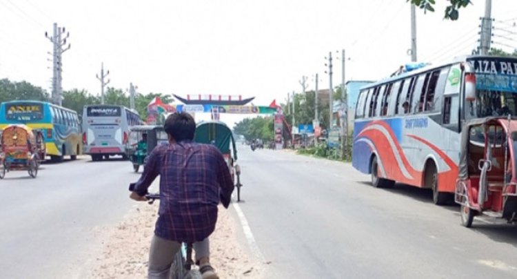 রাজবাড়ী থেকে ফের ঢাকাসহ সব রুটে বাস চলাচল বন্ধ