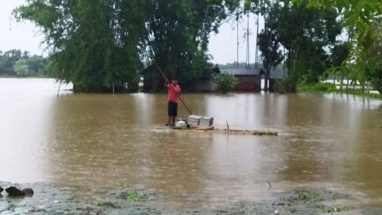 আসামে বন্যা, ক্ষতিগ্রস্ত ৩৪ হাজার মানুষ