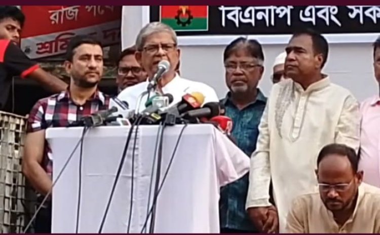 সংকট উত্তরণে সরকারের পদত্যাগ ছাড়া আর কোনো পথ নেই: মির্জা ফখরুল