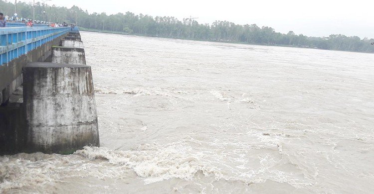 ডালিয়া পয়েন্টে তিস্তার পানি বিপৎসীমা অতিক্রম করতে পারে