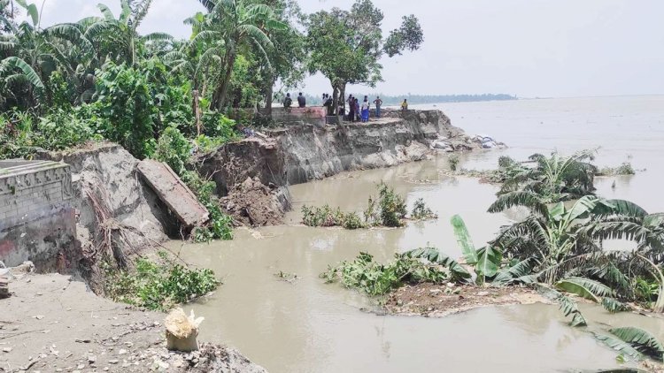 আবারও বাড়ছে যমুনার পানি, ভাঙন আতঙ্কে নদীপাড়ের মানুষ