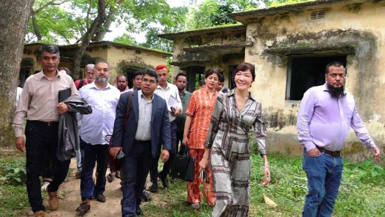 আখাউড়া স্থলবন্দর পরিদর্শনে জাতিসংঘের প্রতিনিধি দল