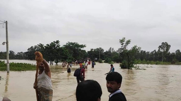 বানের জলে ভেসে যাওয়া দাদা-নাতির মরদেহ উদ্ধার