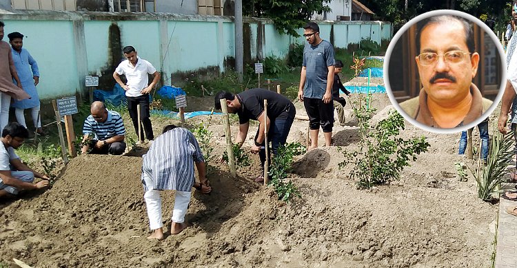 স্ত্রীর কবরের পাশেই শায়িত হলেন পরিচালক সোহান