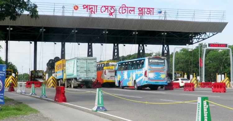 ১ হাজার কোটি টাকা ছাড়ালো পদ্মা সেতুর টোল আদায়