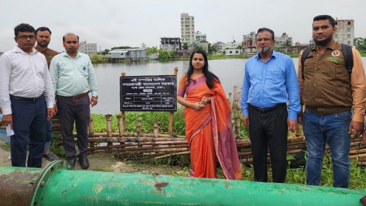 রাজধানীতে ৬ কোটি টাকা মূল্যের খাসজমি উদ্ধার