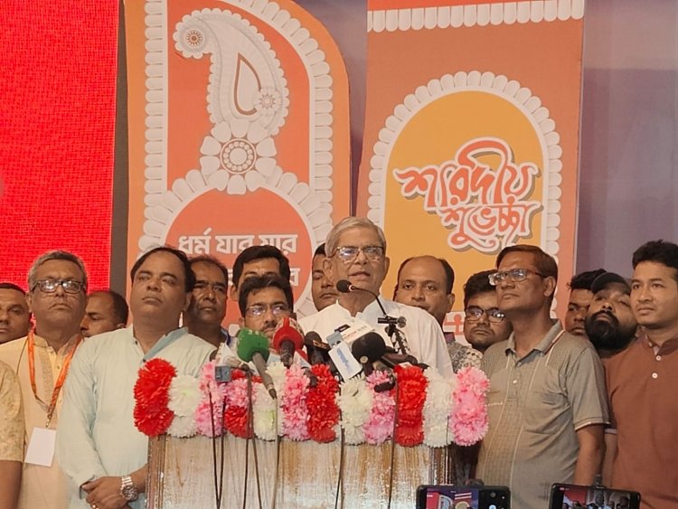 বিএনপি অসাম্প্রদায়িকতা নয়, সবার সমান অধিকারে বিশ্বাস করে: মির্জা ফখরুল