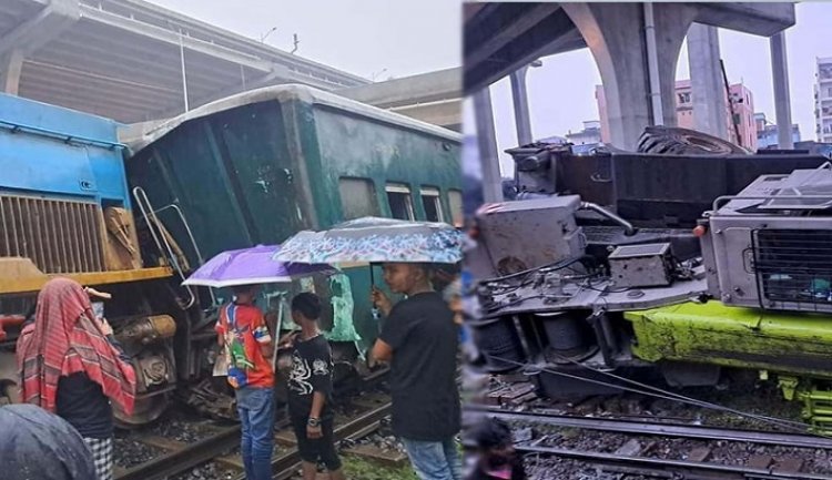 লাইনচ্যুত ট্রেন, ঢাকার সঙ্গে সারাদেশের যোগাযোগ বন্ধ