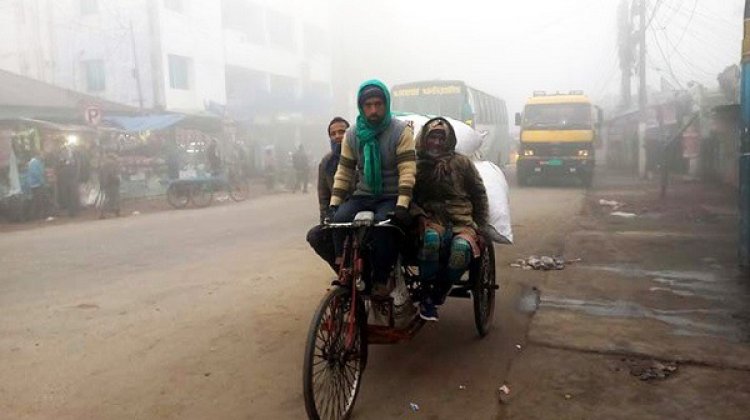 তীব্র শীতে বিপর্যস্ত পঞ্চগড়