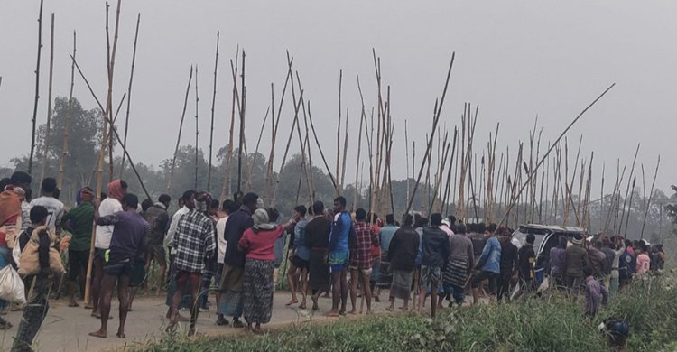 মাইকে মারামারির ঘোষণা, পুলিশি তৎপরতায় শান্ত দুই গ্রাম