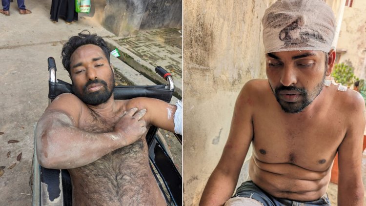 সড়কে ডাকাতিকালে দুই ডাকাতকে গণধোলাই, পুলিশে সোপর্দ