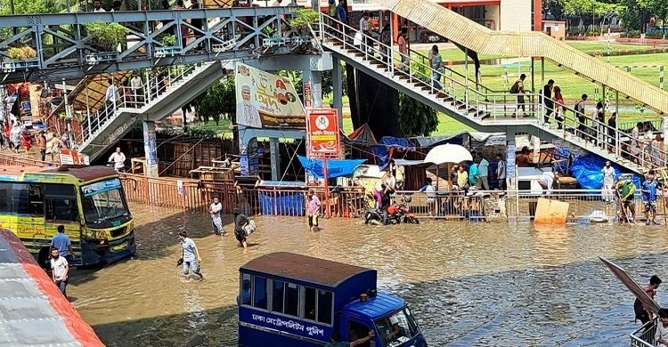  ঢাকায় ৮৭ মিলিমিটার বৃষ্টিতে জলাবদ্ধতা, বৃষ্টি হতে পারে রোববারও   