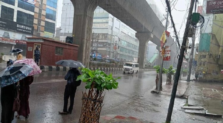 রাজধানীতে রেমালের প্রভাব, বৃষ্টির সঙ্গে দমকা বাতাস