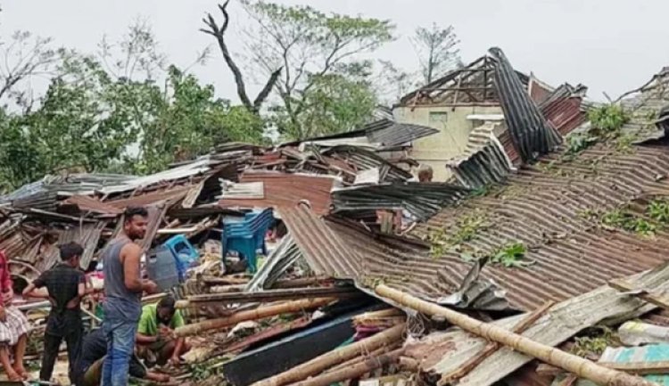 ঘূর্ণিঝড় রেমালে ১৯ জেলায় ক্ষতিগ্রস্ত সাড়ে ৩৭ লাখ মানুষ