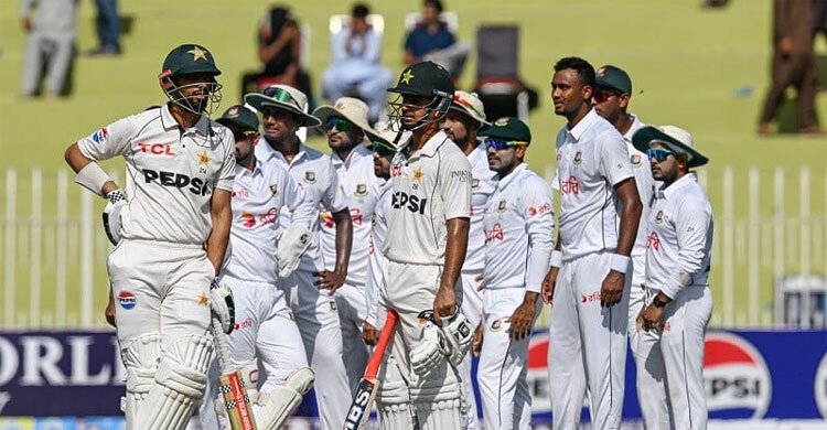 বাংলাদেশ-পাকিস্তান টেস্ট ১৫ মিনিট এগিয়ে দ্বিতীয় দিনের খেলা শুরু