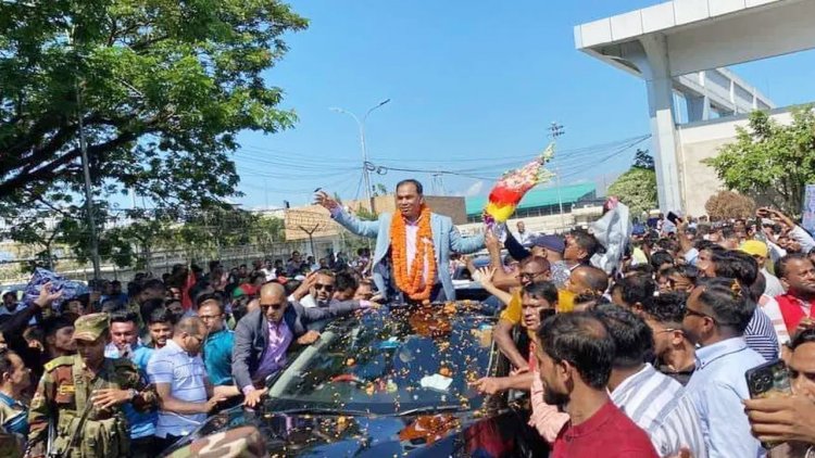 যুক্তরাজ্য বিএনপির সম্পাদক কয়ছরকে জগন্নাথপুরে গণসংবর্ধনা