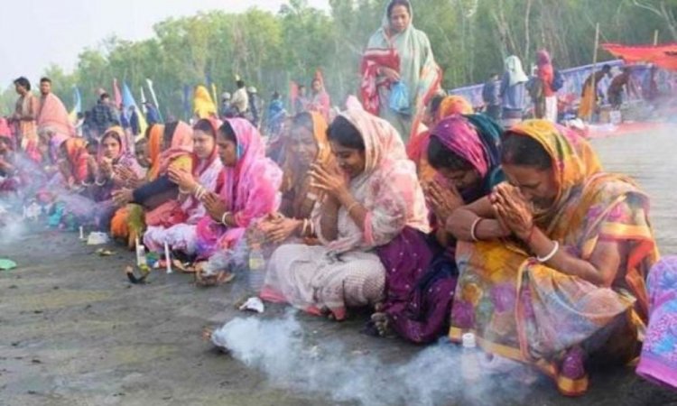 তালতলী সাগরে পুণ্যস্নানে শেষ হলো রাস উৎসব