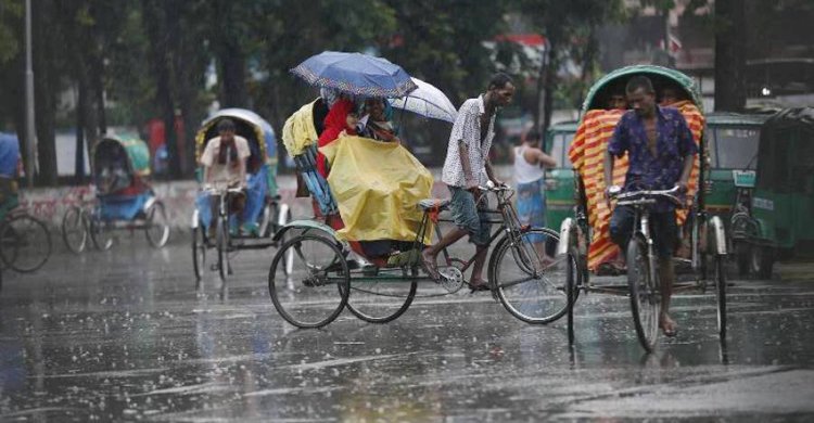 যে বিভাগে বৃষ্টি হতে পারে