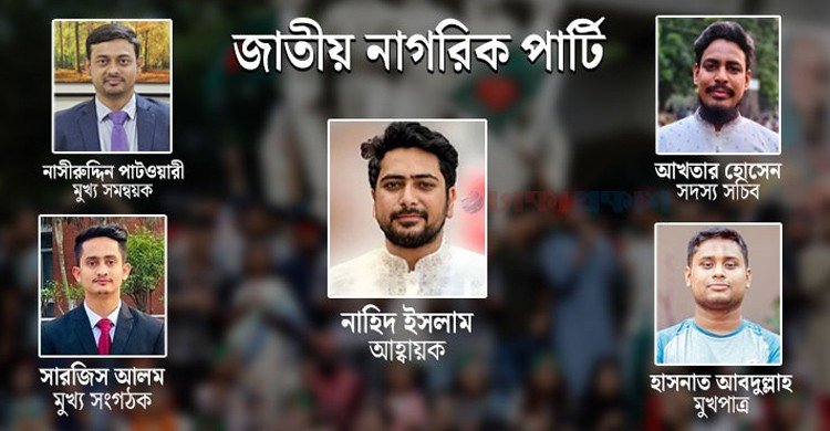 নতুন দল এনসিপি, শেষ সময়ে কাঠামোতে পরিবর্তন