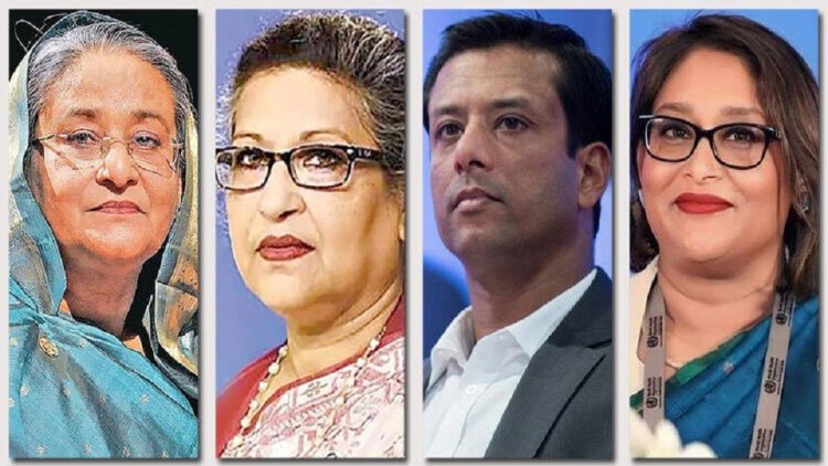 শেখ হাসিনা-রেহানা-জয়-পুতুলের ১২৪ ব্যাংক হিসাব অবরুদ্ধের আদেশ
