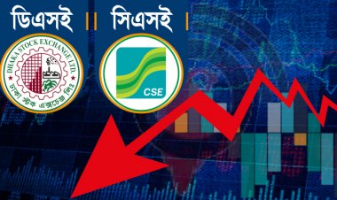 সপ্তাহজুড়ে ঢালাও দরপতন, বাজার মূলধন কমলো হাজার কোটি টাকা